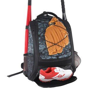 Youth Baseball Bag -Bat Backpack for Baseball,T-Ball & Softball Equipment & Gear